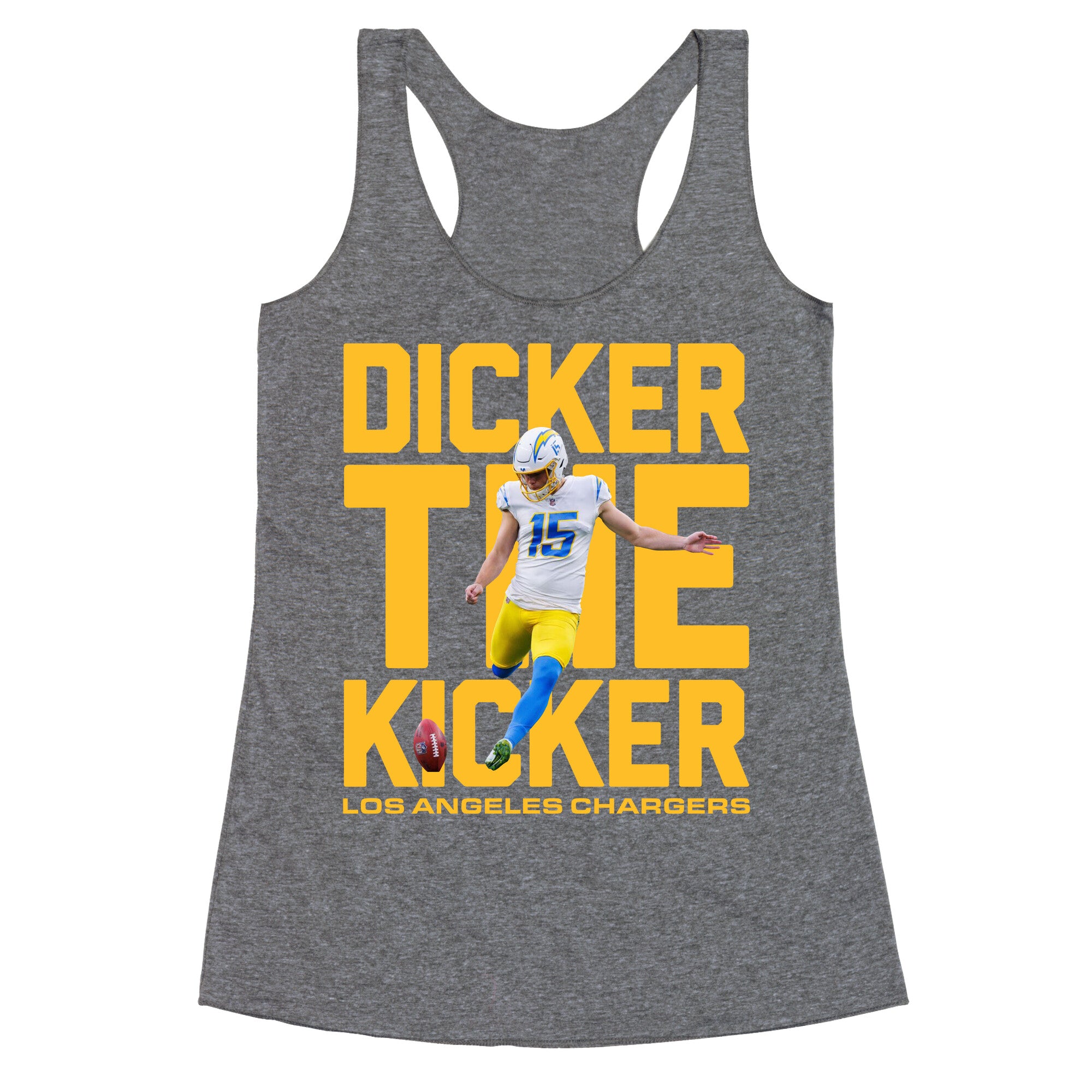 Dicker the Kicker Racerback Tank